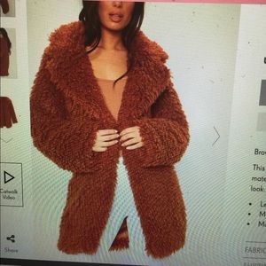 Pretty Little Thing Teddy Coat